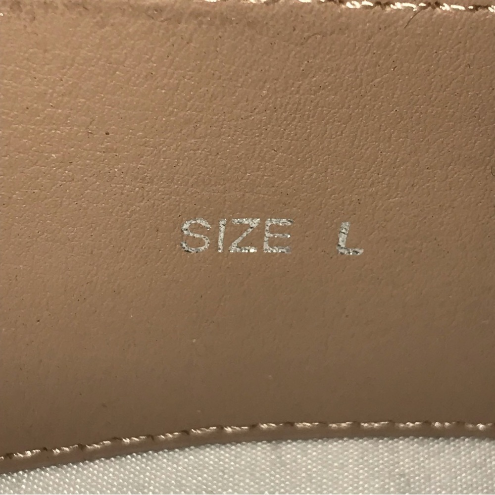J Jill Leather Waist Belt  Woman’s Accessories Tan Hook Buckle One Size - Picture 4 of 7
